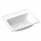 Lavabo invité Emco ASIS 400x320mm. blanc avec 1 Trou du robinet