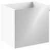 Meuble sous-vasque 396x392x320mm Porte poignée droite blanc optique