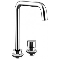 mitigeur lavabo 2 trous Emco pour lavabo 800mm chromé