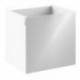 Meuble sous-vasque 396x392x320mm Porte poignée gauche blanc optique