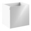 Meuble sous-vasque 396x392x320mm Porte poignée gauche blanc optique