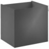 Meuble sous-vasque 396x392x320mm Porte poignée droite noir