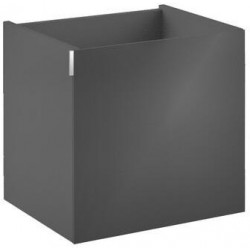 Meuble sous-vasque 396x392x320mm Porte poignée gauche noir
