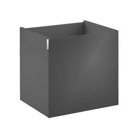 Meuble sous-vasque 396x392x320mm Porte poignée gauche noir