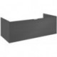 Meuble sous-vasque 1208x440x522mm noir