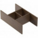Système de classement 373x106x300mm noyer