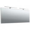 Miroir lumineux LED Emco MEE avec interrupteur à capteur 1600x590mm