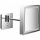 Miroir de rasage et cosmétique à LED PURE LED carré 1-bras 3-fois Touchsensor noir