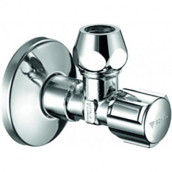 Robinet d'équerre COMFORT 1/2 pouce x 12 mm, avec ASAG chrome SCHELL