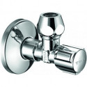 Robinet d'équerre COMFORT 1/2 pouce x 12 mm, avec ASAG chrome SCHELL