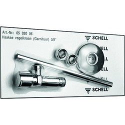 SCHELL Set robinet d'équerre COMFORT, KIWA