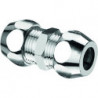 Double raccord droit 3/8Zx3/8Zx10mm