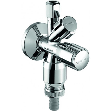 Robinet équerre combiné COMFORT, avec (RV)(RB) 1/2p