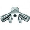 SCHELL Robinet de service double COMFORTavec (RV)