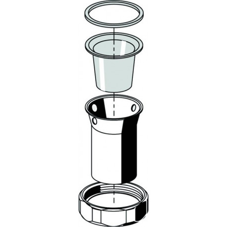 SCHELL Raccordement tube de rinçage complet