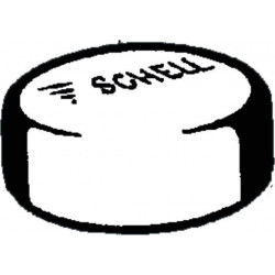 Bouton poussoir entièrement chromé SCHELL