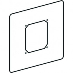 Plaque adaptatrice universelle en acier inoxydable SCHELL