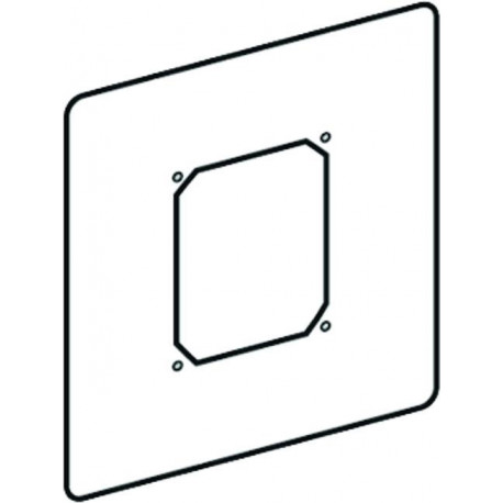 Plaque adaptatrice universelle en acier inoxydable SCHELL