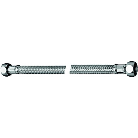 Tuyau flexible FLEX clean-fix avec 2 écrous union 3/8 pouce, chrome 300 mm SCHELL