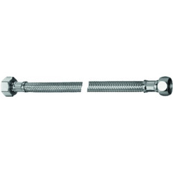 Tuyau flexible FLEX clean-fix collier 3/8 pouces x collier 1/2 pouces, chrome 300 mm SCHELL