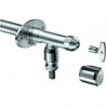 Robinet mural extérieure POLAR II antigel, raccord complet avec aérateur de tuyau, chrome mat SCHELL
