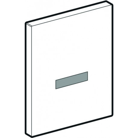 SCHELL Plaque de finition urinoir EDITION, blanc