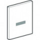 SCHELL Plaque de finition urinoir EDITION, inox