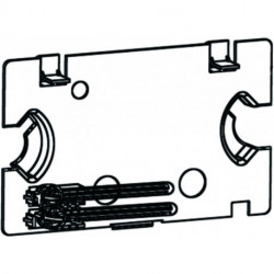 SCHELL Plaque de protectionavec tige de commande
