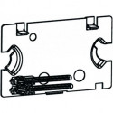 SCHELL Plaque de protectionavec tige de commande