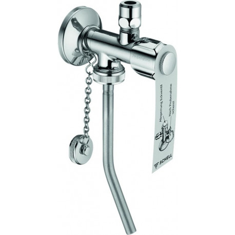 SCHELL Robinet d'équerre-Prise d'échantillon