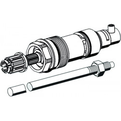 Tête incl.tige POLAR II POLAR II avec broche 177,5 mm, avec aide à la coupe SCHELL