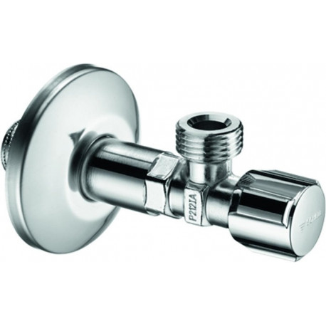 Vanne d'équerre de réglage COMFORT 1/2" x 1/2" chrome SCHELL