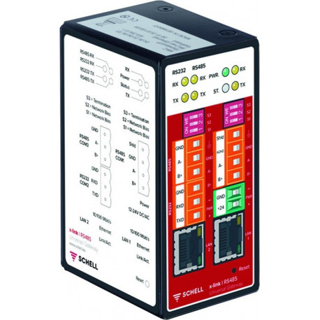Passerelle MODBUS IP / RTU - X Link 200 points de données SCHELL