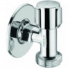 Robinet de connexion d'appareil chromé, avec poignée COMFORT 1/2 pouce x 3/4 pouce SCHELL