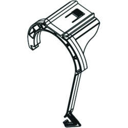 Support équerre de vidange coude MONTUS pour réservoir 12 cm SCHELL