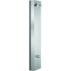 Colonne de douche LINUS Inox DP-C-T eau mitigée, thermostatique inox brossé SCHELL