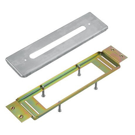Plaque de montage pour mitigeur bain 4-trou s
