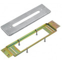 Plaque de montage pour mitigeur bain 4-trou s