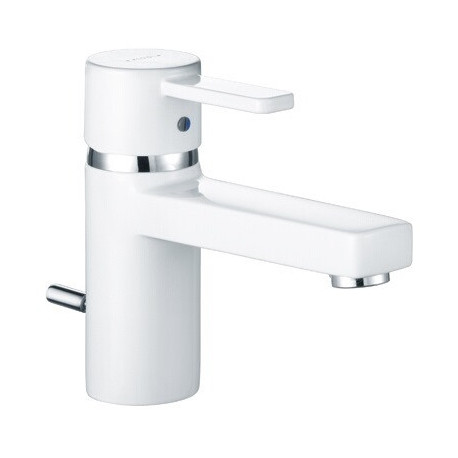 mitigeur de lavabo chromée/blanc