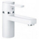 mitigeur de lavabo chome/blanc sans vidage