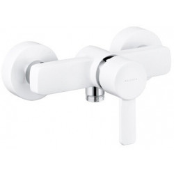 mitigeur douche chromée/blanc