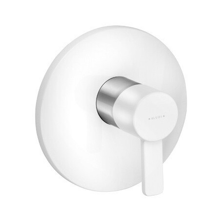 Mitigeur de douche à encastrer ZENTA garniture à encastrer chrome / blanc KLUDI