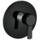 Mitigeur de douche à encastrer ZENTA set d'installation à encastrer chrome / noir KLUDI