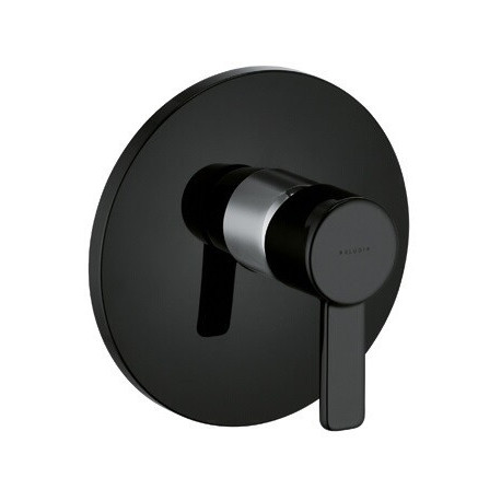 Mitigeur de douche à encastrer ZENTA set d'installation à encastrer chrome / noir KLUDI