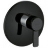 Mitigeur de douche à encastrer ZENTA set d'installation à encastrer chrome / noir KLUDI