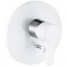 Mitigeur bain-douche à encastrer ZENTA garniture à encastrer chrome / blanc KLUDI