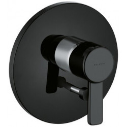 Mitigeur bain-douche à encastrer ZENTA garniture à encastrer chrome / noir KLUDI