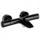 mitigeur thermostatique bain-douche chromée/noir