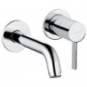 Bozz mitigeur de lavabo 2 trou s chromée 180 mm
