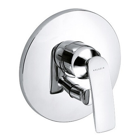 Mitigeur bain-douche à encastrer BALANCE set d'encastrement fin chromé KLUDI